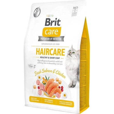 Brit BRIT Care Cat Grain-Free Haircare Суха храна за котки, без зърно, 2 kg