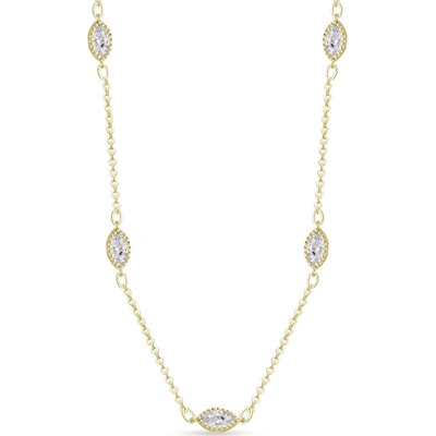 Biju Řetízek s oválnými zirkony 3002541