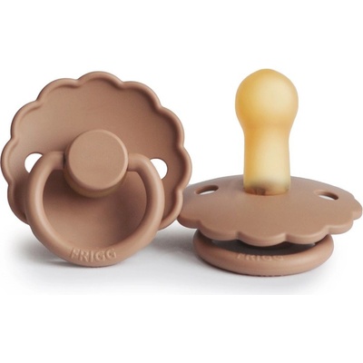 Frigg Daisy kaučuk cumlík Peach Bronze 1×1 ks