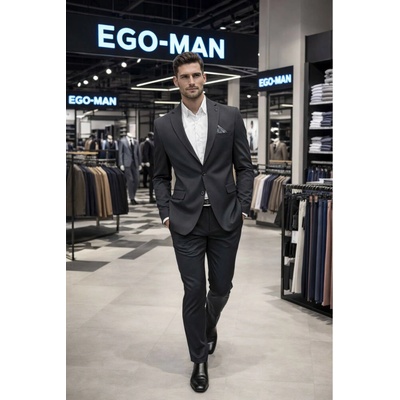 EGO MAN sako EGM-26-1 černá – Zboží Dáma