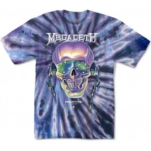 Primitive Megadeth Rattlehead Tie Dye Tee Purple