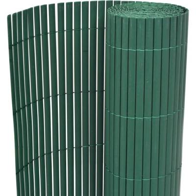 OMAXI Zahradní plot Zelená 150 x 500 cm PVC 566069