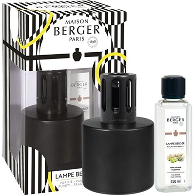 Maison Berger Paris Dárková sada katalytická lampa Illusion černá 250 ml + náplň Divočina Wilderness 250 ml – Zboží Mobilmania