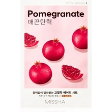 Missha Airy Fit Sheet Mask Pomegranate plátýnková maska s výtažkem z granátového jablka 19 g