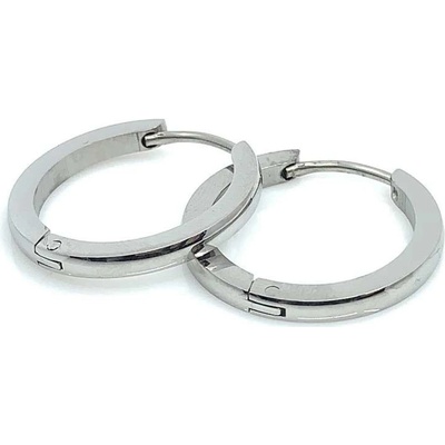 Jan Kos jewellery náušnice kruhy z oceli 12106889