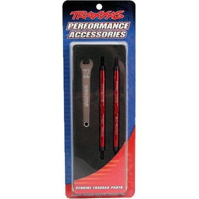 Traxxas stavitelná ojnička 112 mm hliníková červená 2