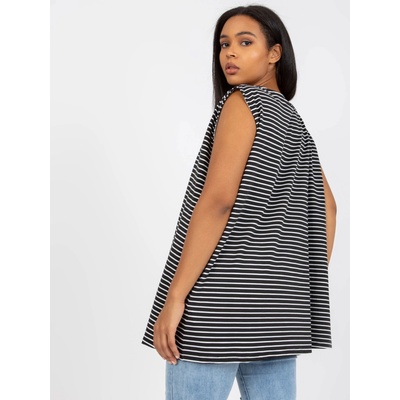 Top Plus size RV-TP-7952.93 RELEVANCE Čierna
