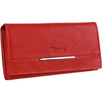 Mercucio listová peňaženka z teľacej kože červená