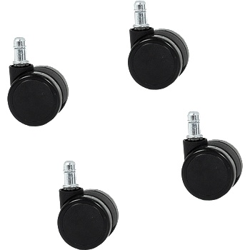 Bittel СЕТ ОТ 4 БР КОЛЕЛЦА ЗА ПОСЕТИТЕЛСКИ СТОЛ - ЧЕРНИ (3591061)