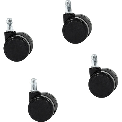 Bittel СЕТ ОТ 4 БР КОЛЕЛЦА ЗА ПОСЕТИТЕЛСКИ СТОЛ - ЧЕРНИ (3591061)