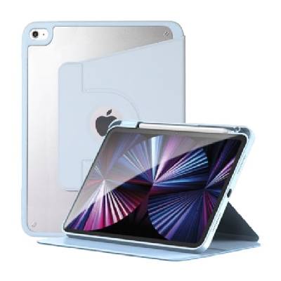 Въртящ се 360° калъф с място за Apple Pencil за iPad 9, 7" (2017/2018) / Air 1 / 2 / Pro 9, 7" - синьо (69204)