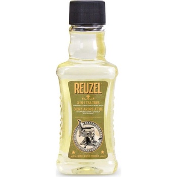 Reuzel 3IN1 Tea Tree šampon kondicionér a sprchový gél 1000 ml