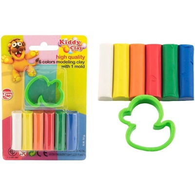 Teddies Modelína Nara 50g 6 ks s vykrajovátkem