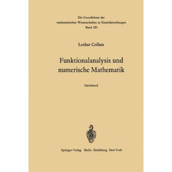Funktionalanalysis Und Numerische Mathematik | Lothar Collatz