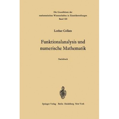 Funktionalanalysis Und Numerische Mathematik | Lothar Collatz