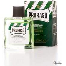 Proraso Green osviežujúca voda po holení (Eucalyptus Oil and Menthol) 100 ml