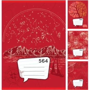 Тетрадка Junior A5 60 л. тв. к. телче ред (A5 60)