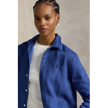 Ralph Lauren Ленена риза Polo Ralph Lauren в зелено със стандартна кройка с класическа яка 211970730 (211970730)