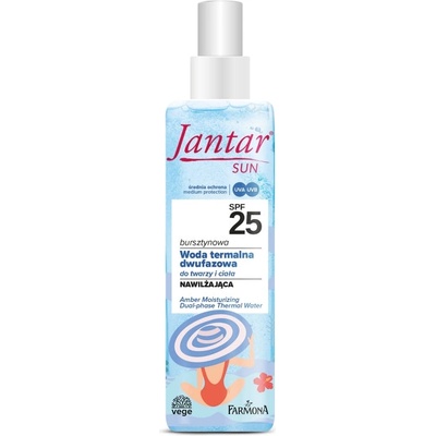 Farmona Natural Cosmetics Laboratory Слънцезащитна хидратираща термална вода SPF25 Farmona JANTAR SUN (FASUN976562)