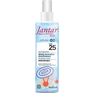 Farmona Natural Cosmetics Laboratory Слънцезащитна хидратираща термална вода SPF25 Farmona JANTAR SUN (FASUN976562)