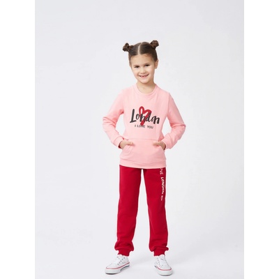 Winkiki Kids Wear dívčí tepláky Love London navy
