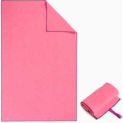 AQUASTIC Бързосъхнеща кърпа AQUASTIC Havlu XL розова