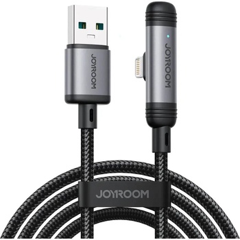 JOYROOM S-A56 EnjoyX Series 90° USB-A - Lightning 3A кабел 1, 2 м - черен (S-A56)