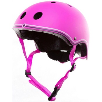 Детска предпазна каска, тъмнорозова Globber XS / S 51-54 см