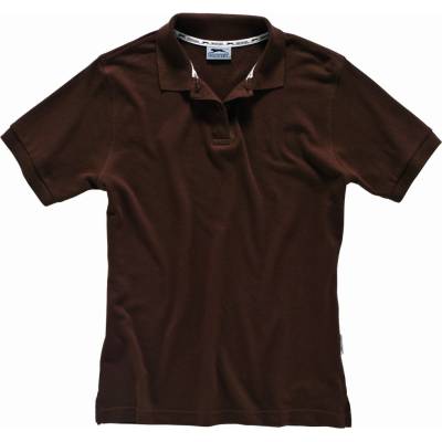 Slazenger S03.85.4 33S03•FOREHAND SHORT SLEEVE LADIES POLO hnedá