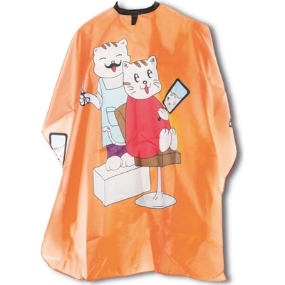 Eurostil detská kadernícka pláštenka oranžová