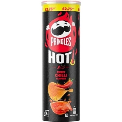 Pringles United Kingdom pálivé bramborové chipsy s příchutí sladké chilli omáčky 160 g