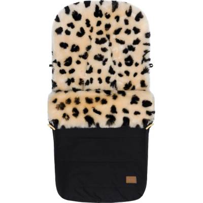 Fillikid zimní z merino jehněčí kožešiny Bernina snow Leopard black