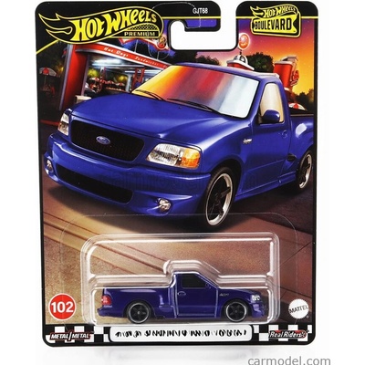 Mattel hot wheels Ford usa F-150 Svt Lightning Pick-up 1999 Tmavě Modrá 1:64