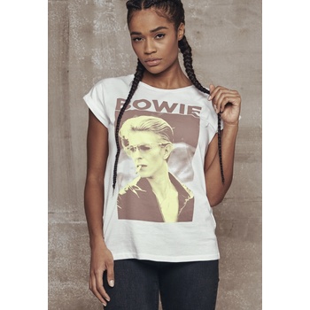 Mister Tee Дамска тениска Merchcode David Bowie в бял цвятUB-MT365-00220 - Бял, размер XS