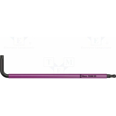 Wera klíč Torx kulovitá se zajištěním T20H 96mm ocel 05024354001