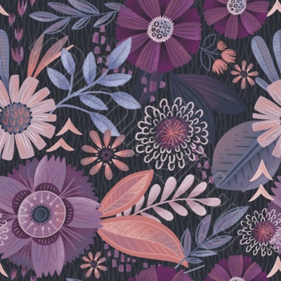 Softshell s beránkem magical flowers by MIMI