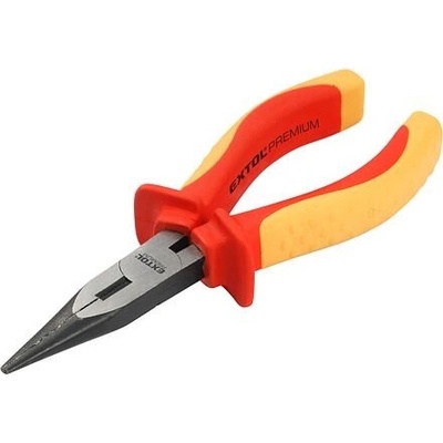 Kleště půlkulaté přímé elektrikářské Extol Premium 8813175, 160mm, 1000V, oranžovo-červené – Zbozi.Blesk.cz