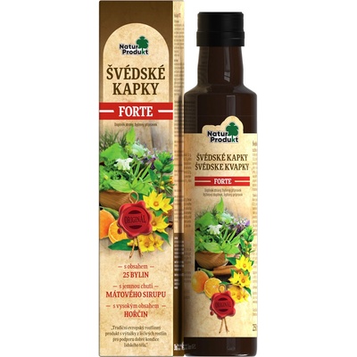 Naturprodukt Švédske kvapky 250 ml