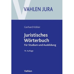Juristisches Wörterbuch | Gerhard Köbler (ISBN: 9783800673681)
