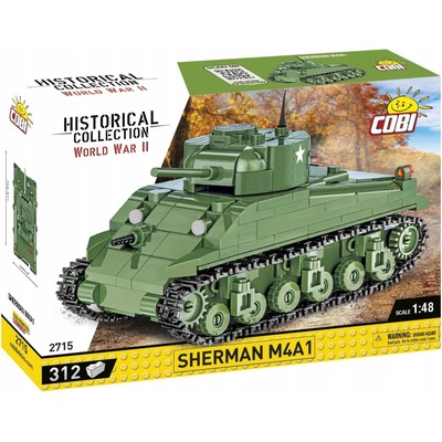COBI 2715 World War II Americký tank Sherman M4A1 – Zbozi.Blesk.cz