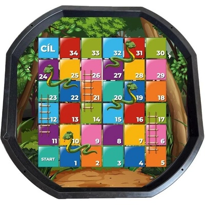 Hra "Hadi a žebříky" - podložka TUFF TRAY (MINI/MAXI) MAXI (86,5x86,5cm)
