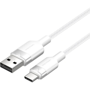 Vention USB 2.0 A към USB-C 3A кабел Vention CTNWF 1M (бял) (CTNWF)