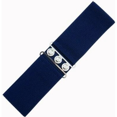 Elastický retro pásek Banned tmavě modrý navy