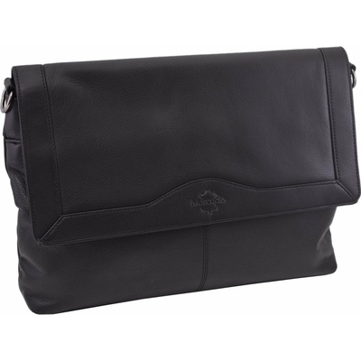 Mercucio kožená crossbody kabelka 250121 černá