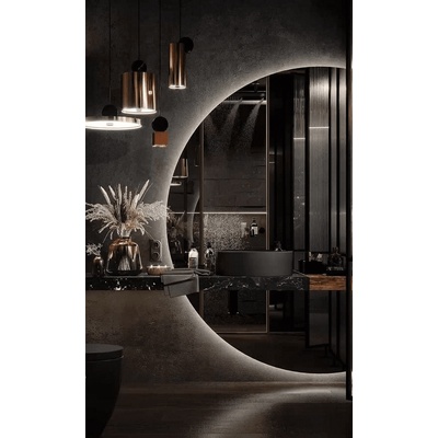 Led Огледало | Форма: Полукръг | Модел: ctl1016 (70*120)