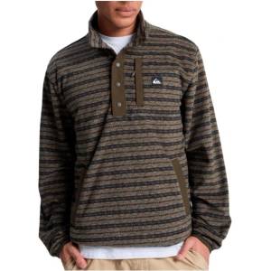 Quiksilver Мъжки поларен пуловер Quiksilver No Destination Half Snap Fleece jumper - No Destination Grape Leaf (005-6199-0612)