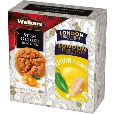 Walkers Lemon & Ginger Zázvor a citron ovocný čaj 20 kusů