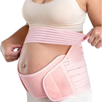 Mom's Balance těhotenský podpůrný pás 5 v 1 starorůžová