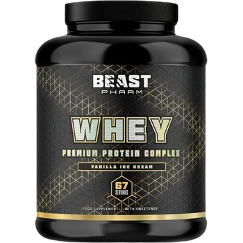 Image 1 of Beast Pharm Whey | Premium Protein Complex [2000 грама] Ванилов сладолед