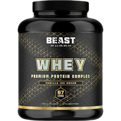 Beast Pharm Whey | Premium Protein Complex [2000 грама] Ванилов сладолед